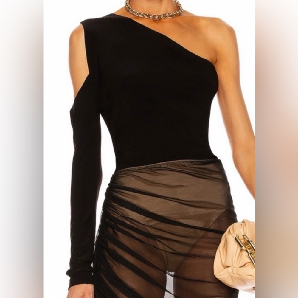 Norma Kamali one shoulder top